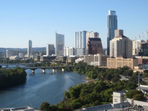 Austin River skyline
