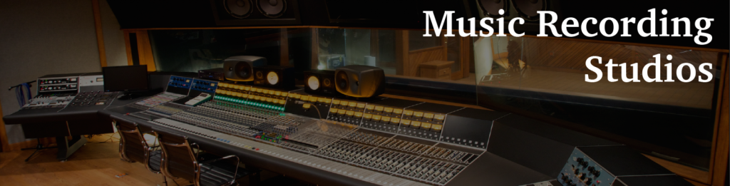 Recording Studios banner place holder