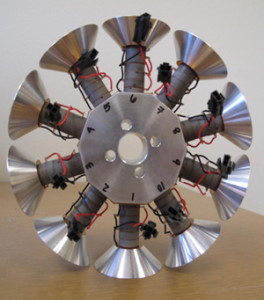 A shared tailmass tonpilz transducer.